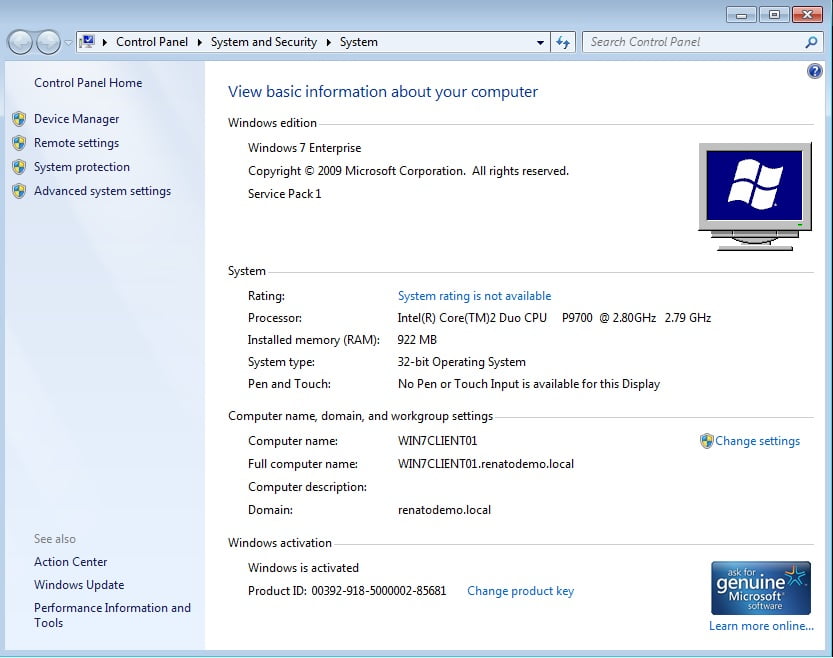 How to activate Windows 7 Enterprise without product key