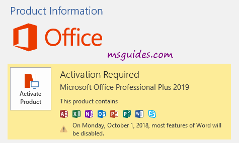 how to rearm office 2019