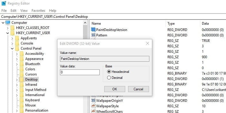 edit registry to remove the Windows 10 watermark