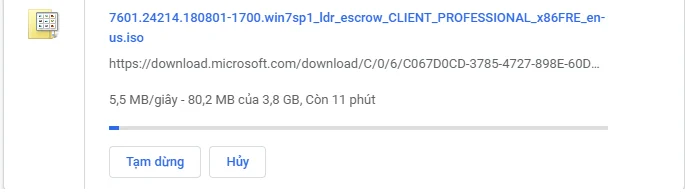 Link download Windows 7 Iso