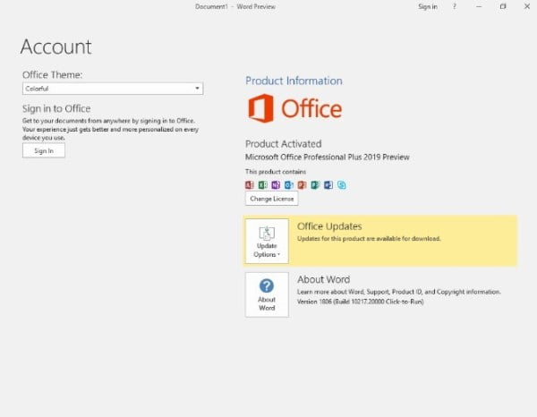 Microsoft Office 2019 Product Key Free 2020