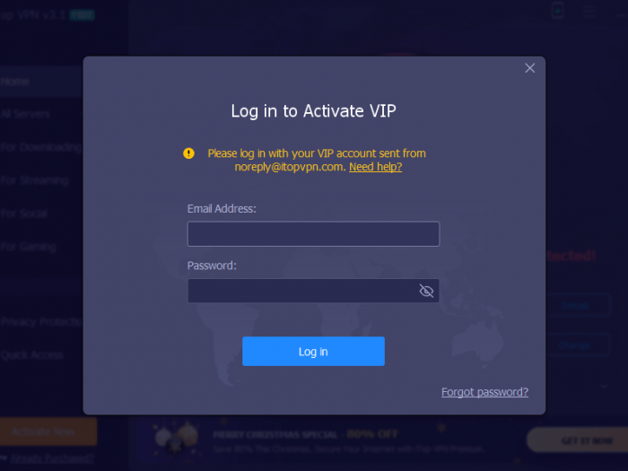 New Giveaway iTop VPN V3 License Key