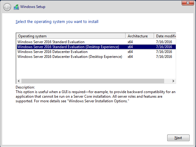 Download Windows Server 2016 Standard ISO file