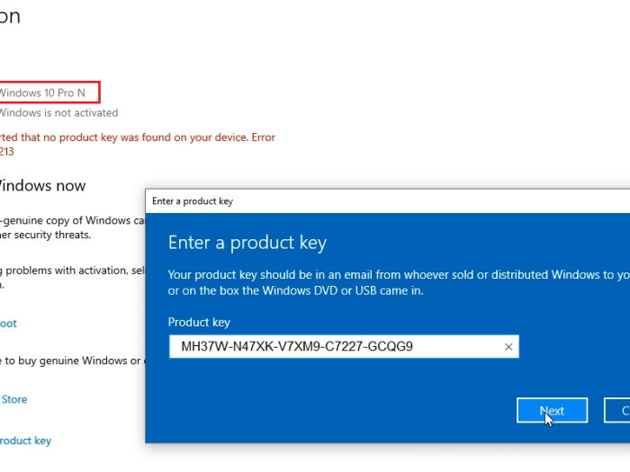 Buy Windows 10 Pro N product key
