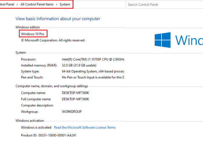 Windows 10 Product Key Free