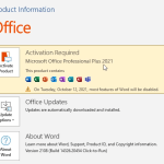 How to Activate Microsoft Office 2021 Professional Plus for free