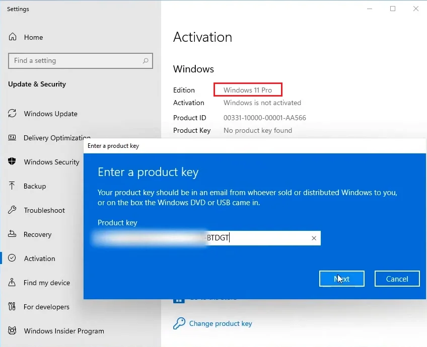 Windows 11 Pro Product Key Free 64 bit