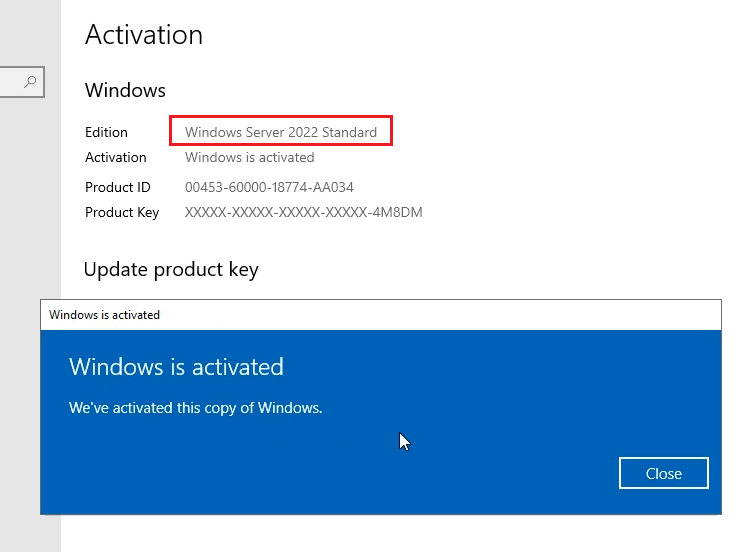 How to Activate Windows Server 2022 Evaluation to Full Version