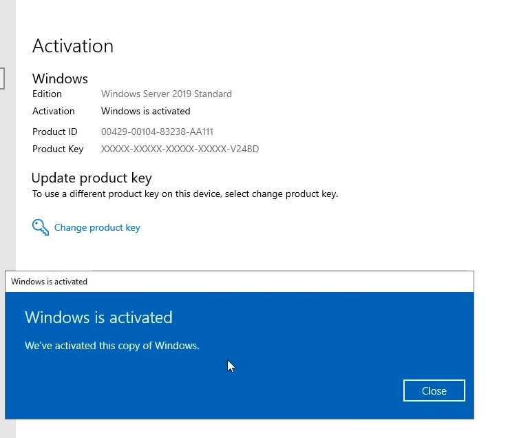 How to Activate Windows Server 2019 Evaluation to Full Version