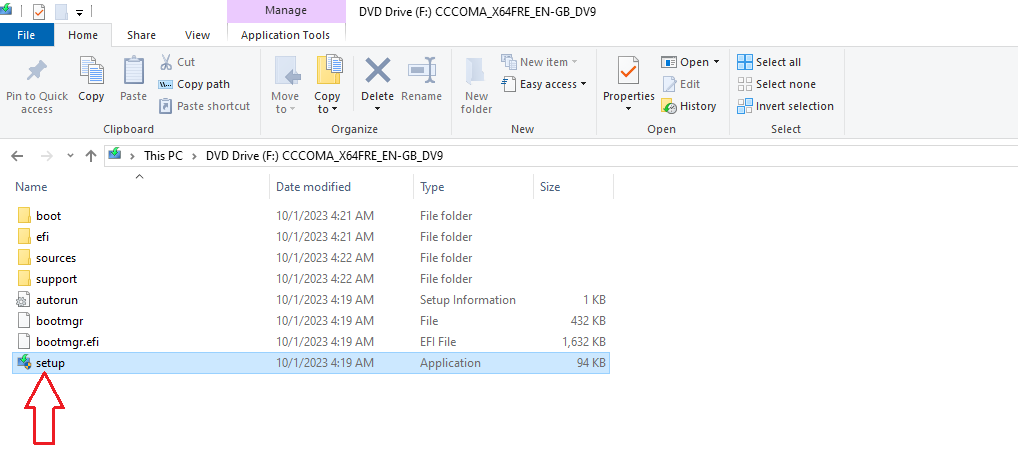 Windows 11 setup file