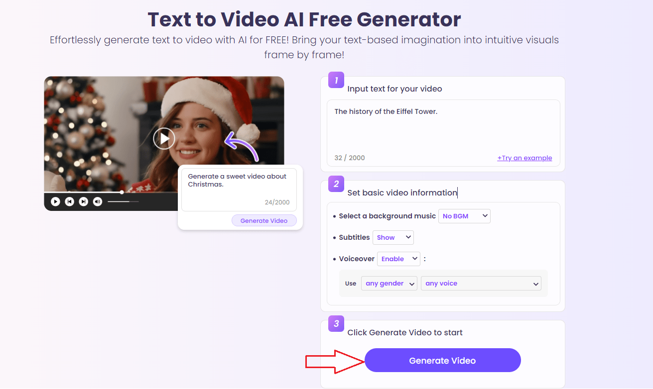 Text to Video AI Tool