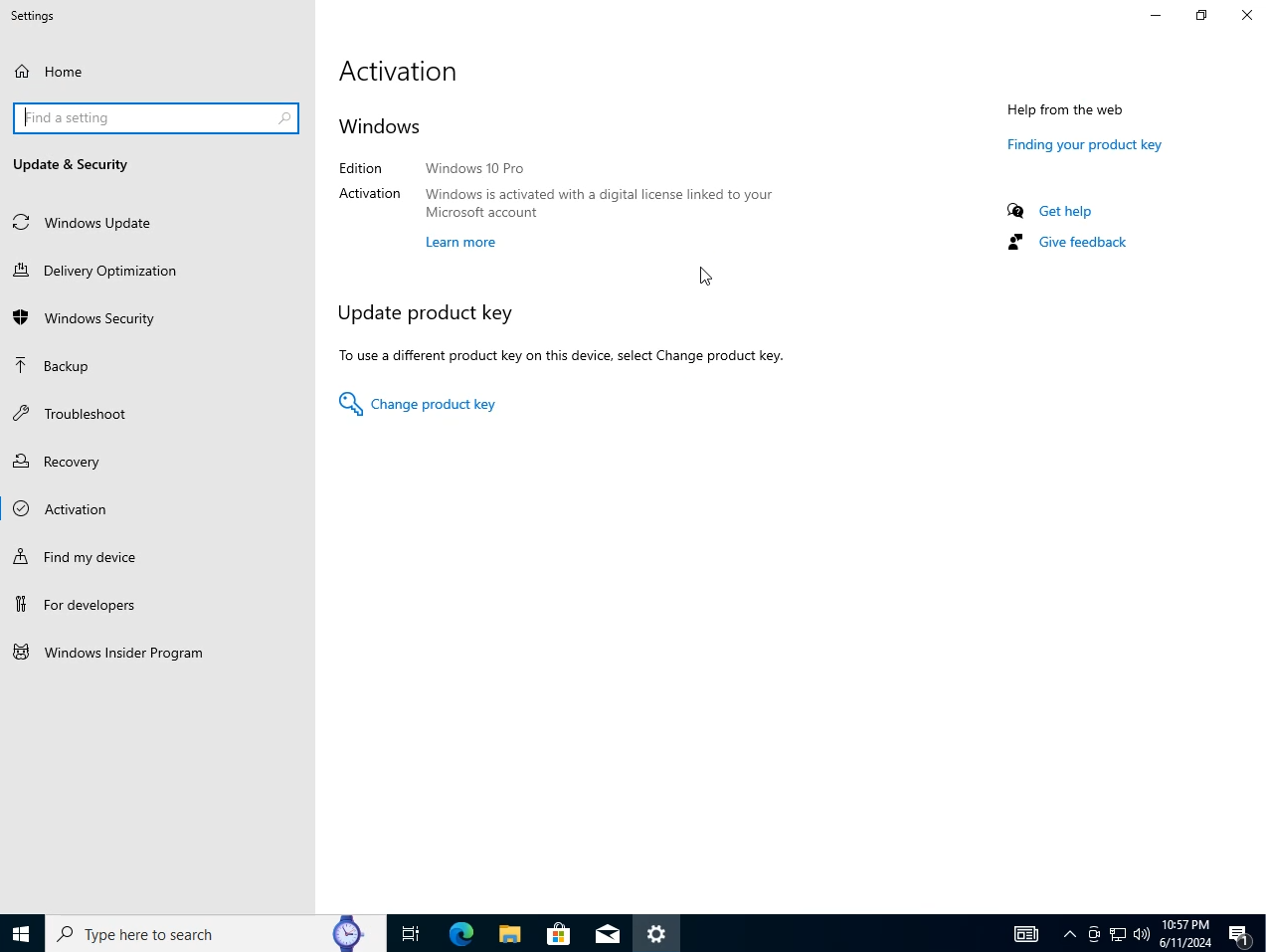 use Microsoft Activation Scripts to activate Windows 10 Pro