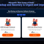 Giveaway: AOMEI Backupper Pro and OMEI Cyber Backup Premium