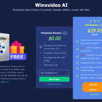 Giveaway: Winxvideo AI License Key Free 2024