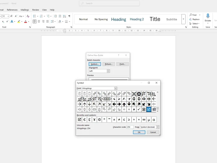 How to Add a Checkbox in Microsoft Word