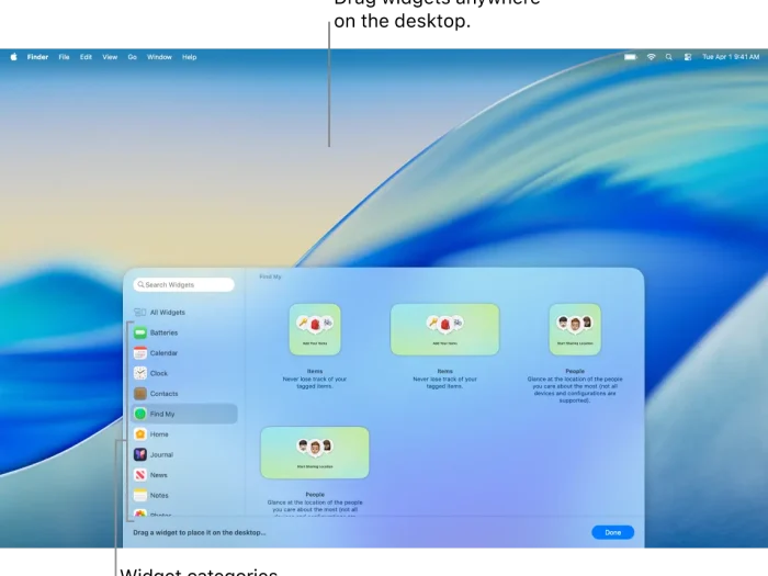 How to Add Widgets on Mac