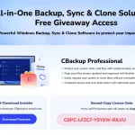 CBackup Professional Free License Giveaway 2026