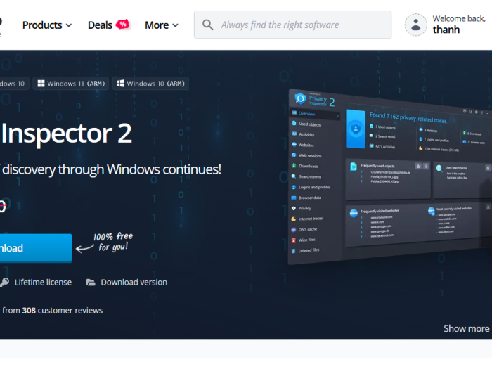 Ashampoo Privacy Inspector 2 Free Giveaway